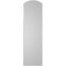 Ekena Millwork Arch Top Surface Mount PVC Gable Vent: Functional, w/ 2"W x 2"P Brickmould Sill Frame, 12"W x 42"H GVPAR12X4203SF - alternate 4